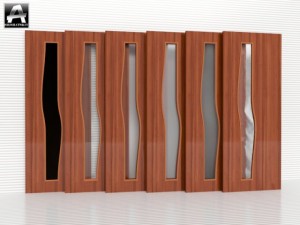 the package of interior doors Model 3D