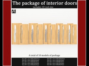 the package of interior doors 3D-Modell