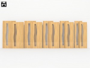 the package of interior doors Modelo 3D