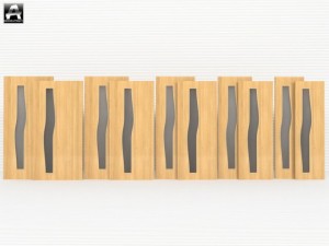 the package of interior doors 3D Модель