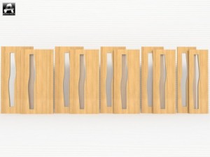 the package of interior doors Modello 3D