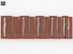 the package of interior doors Modelo 3D