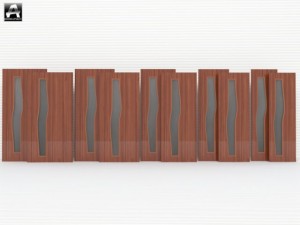 the package of interior doors 3D 모델