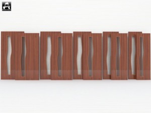 the package of interior doors 3D 模型