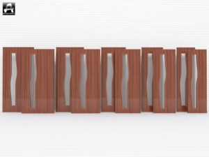 the package of interior doors Modello 3D