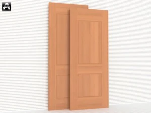 the package of classic interior doors 3D Model