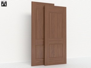 the package of classic interior doors 3D Model