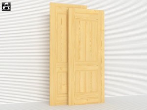 the package of classic interior doors 3D Model
