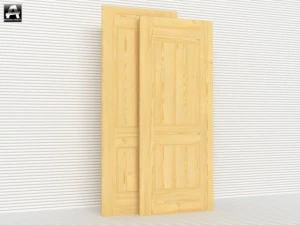 the package of classic interior doors 3D Model