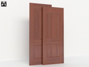 the package of classic interior doors 3D 모델