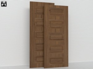 the package of interior doors Model 3D