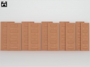 the package of  interior doors 3D Модель
