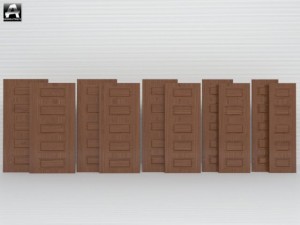the package of interior doors 3D Model