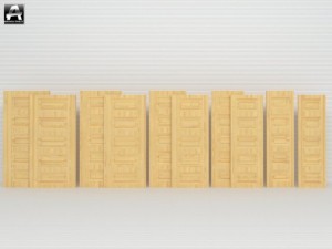 the package of interior doors 3D Model