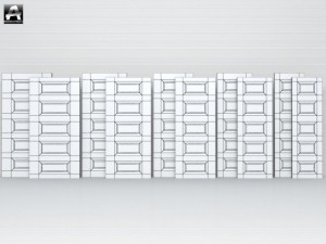 the package of interior doors 3Dモデル