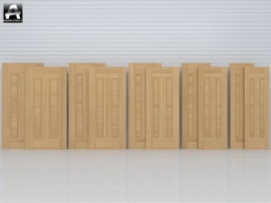 the package of classic interior doors Modelo 3D