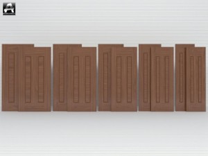 the package of interior doors 3D मॉडल