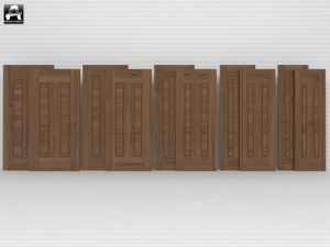 the package of interior doors Model 3D