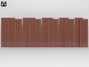 the package of interior doors Model 3D