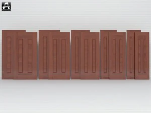the package of interior doors 3D Model