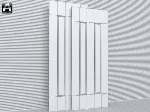 the package of interior doors Modelo 3D