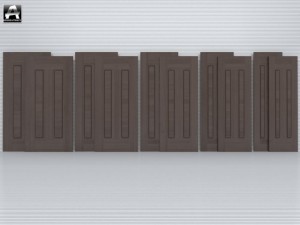 the package of interior doors Modelo 3D