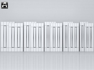 the package of interior doors Modelo 3D
