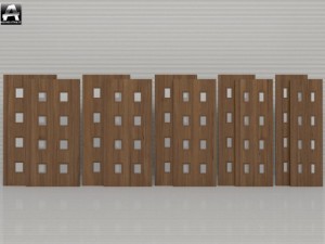 the package of  interior doors Model 3D