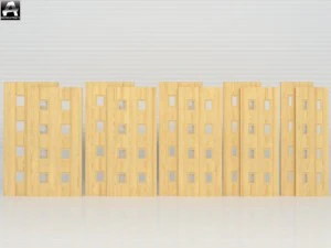 the package of  interior doors 3D Model