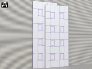 the package of  interior doors 3D Model