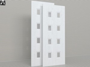 the package of  interior doors 3D Modell