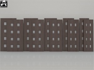 the package of interior doors Modelo 3D