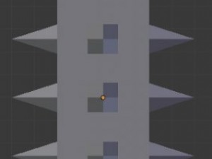 square spiked mace 3D Model