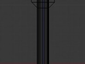 square spiked mace 3D Model