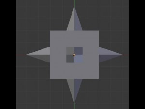 square spiked mace 3D Model