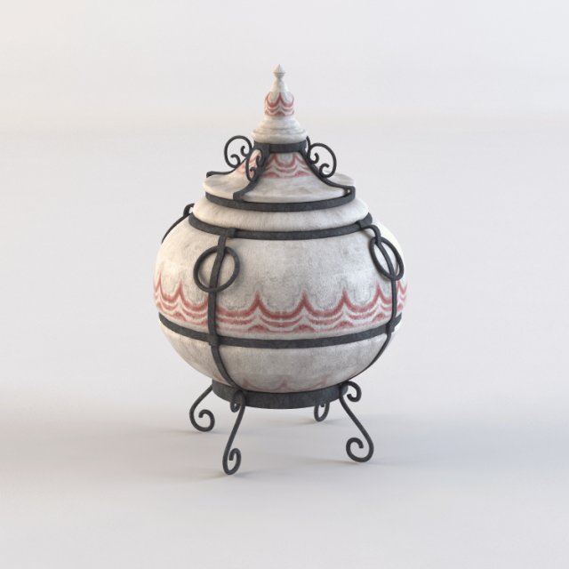 tandoor 3D Model .c4d .max .obj .3ds .fbx .stl .blend