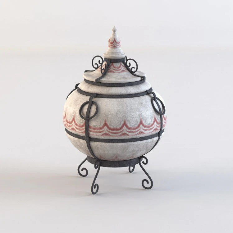 tandoor 3D Model .c4d .max .obj .3ds .fbx .stl .blend 