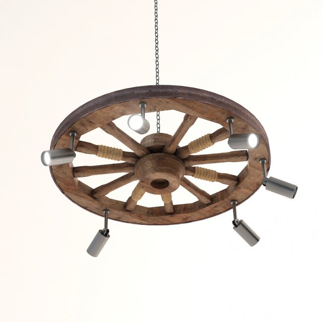 fixture cartwheel Model 3D .c4d .max .obj .3ds .fbx .stl .blend 
