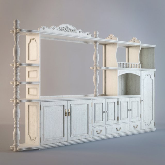rack for tv Modelo 3D .c4d .max .obj .3ds .fbx .stl .blend 