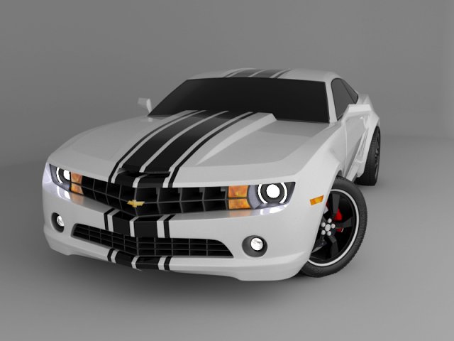 camaro ss 3D Model .c4d .max .obj .3ds .fbx .stl .blend 