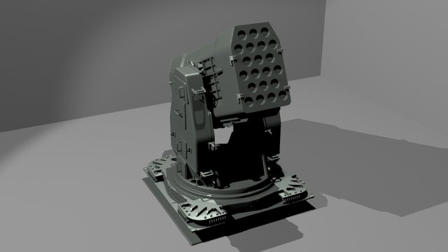 airframe missile launcherrealistic 3D मॉडल .c4d .max .obj .3ds .fbx .stl .blend 