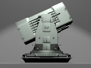 airframe missile launcherrealistic 3D मॉडल