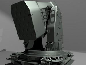airframe missile launcherrealistic 3D मॉडल