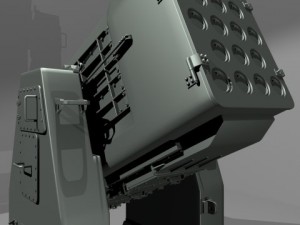 airframe missile launcherrealistic 3D मॉडल