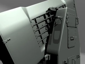 airframe missile launcherrealistic 3D Model