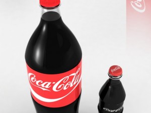 bottle cocacola 033l plastic bottle 2l 3D 模型