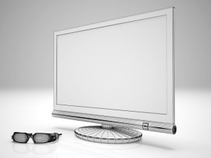 3d monitor lg w63d Modelo 3D