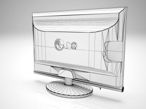 3d monitor lg w63d Modelo 3D