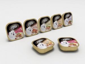 dog food cezar Modelo 3D