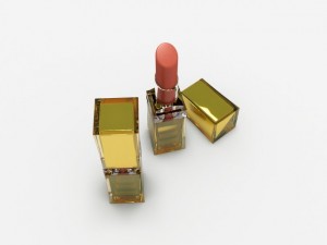 lipstick loreal color riche 3D Модель